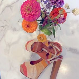 Missoni Italian heels (Vero Cuoio!)